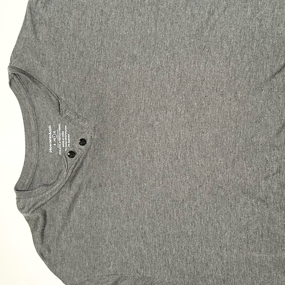 Men’s Paperdenim&cloth Grey button up T-shirt